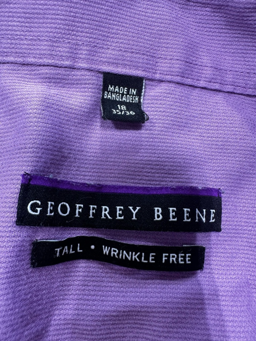 Geoffrey Beene Lavender Dress Shirt
